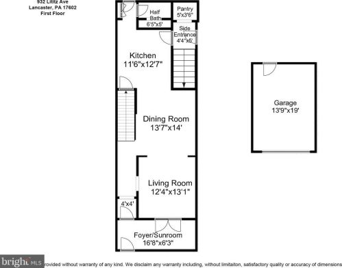 932 Lititz Ave, Lancaster PA 17602-1919 exterior