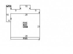 164 Adams St, Newton MA  02458-1253 floor plan