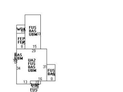 27 Chester St, Newton MA  02461-1415 floor plan