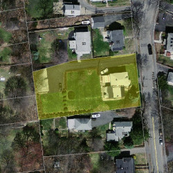 103 Freeman St, Newton MA 02466-1212 aerial view