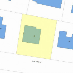 89 Montrose St, Newton MA 02458-2726 plot plan