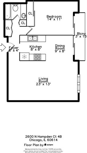 2600 Hampden Ct, Chicago IL  60614-4943 exterior