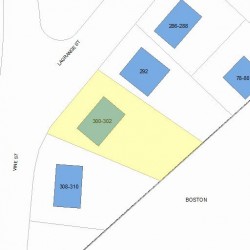 300 Lagrange St, Boston MA  02132-3432 plot plan