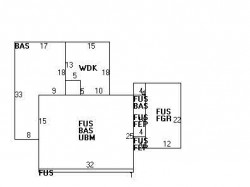 7 Great Meadow Rd, Newton MA 02459-2713 floor plan