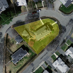 4 Fordham Rd, Newton MA 02465-1207 aerial view