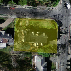 6 Clements Rd, Newton MA  02458-2618 aerial view