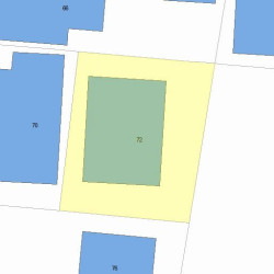 72 Allison St, Newton MA 02458-1045 plot plan