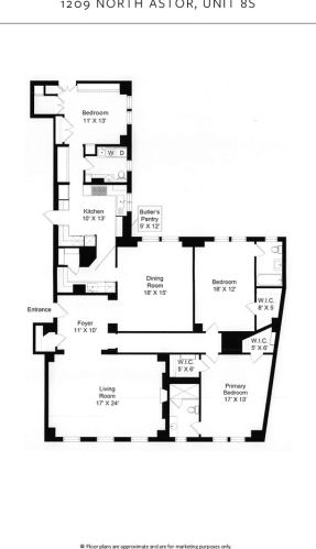 1209 Astor St, Chicago IL  60610-2655 exterior