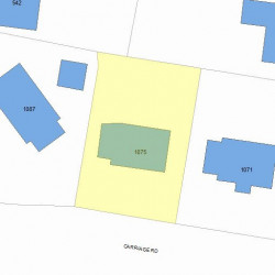 1075 Commonwealth Ave, Newton MA 02459-1447 plot plan