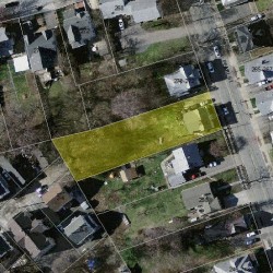 264 Pearl St, Newton MA  02458-1345 aerial view