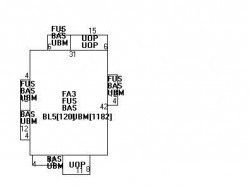 77 Brookside Ave, Newton MA  02460-1523 floor plan