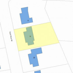 16 Olde Field Rd, Newton MA 02459-2733 plot plan