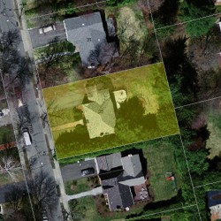 25 Ferncroft Rd, Newton MA 02468-1213 aerial view