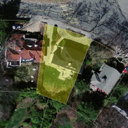 21 Clark St, Newton MA 02459-2425 aerial view