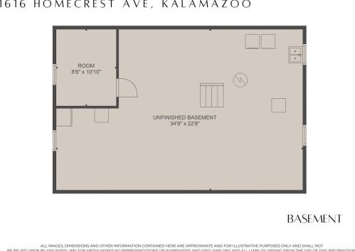 1616 Homecrest Ave, Kalamazoo MI  49001-4352 exterior