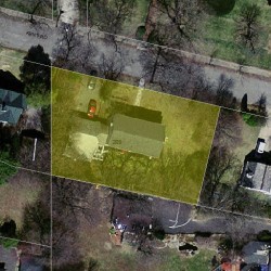 209 Kent Rd, Newton MA 02468-1109 aerial view