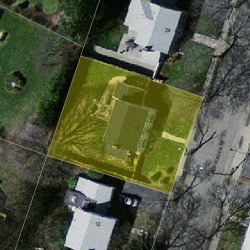 18 Fessenden St, Newton MA  02460-1118 aerial view