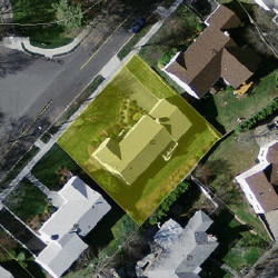 82 Greenwood St, Newton MA 02459-3070 aerial view