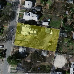 84 Walker St, Newton MA 02460-1531 aerial view