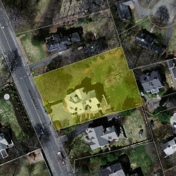 84 Highland St, Newton MA 02465-2405 aerial view