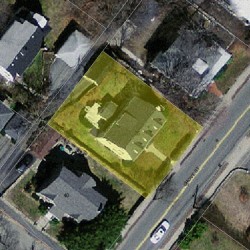 35 Grove St, Newton MA  02466-2314 aerial view