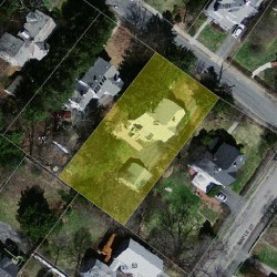 82 Central St, Newton MA 02466-2410 aerial view