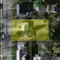 30 Morseland Ave, Newton MA  02459-1150 aerial view