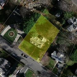 285 Franklin St, Newton MA 02458-2302 aerial view