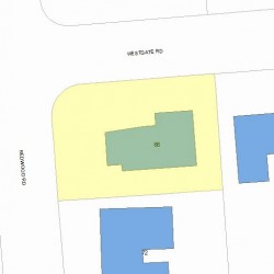66 Redwood Rd, Newton MA 02459-3127 plot plan