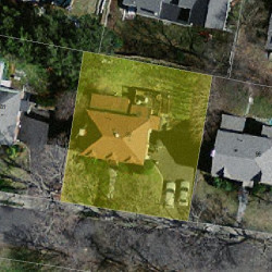 89 Montrose St, Newton MA 02458-2726 aerial view