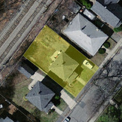 115 Floral St, Newton MA 02461-1543 aerial view