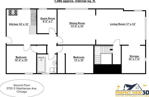 5755 Washtenaw Ave, Chicago IL 60659-3912 exterior