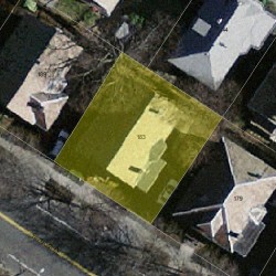 183 Tremont St, Newton MA 02458-2132 aerial view