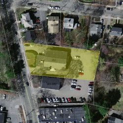 858 Walnut St, Newton MA  02459-1756 aerial view