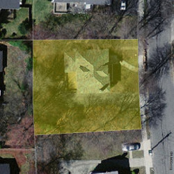 11 Ellison Rd, Newton MA 02459-1434 aerial view