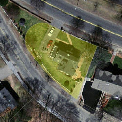 1684 Commonwealth Ave, Newton MA  02465-2821 aerial view