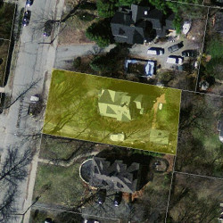 68 Brookside Ave, Newton MA 02460-1530 aerial view