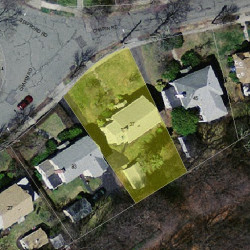 37 Chapin Rd, Newton MA 02459-1806 aerial view