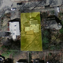 66 Alexander Rd, Newton MA  02461-1831 aerial view