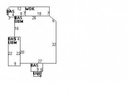 346 Winchester St, Newton MA 02461-2051 floor plan