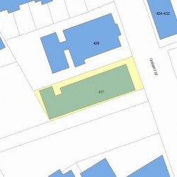 437 Cherry St, Newton MA 02465-2017 plot plan
