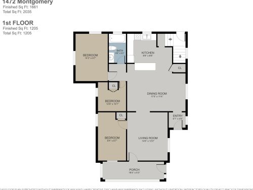 1472 Montgomery Ave, Meskegon MI 49441-1763 exterior