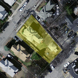 78 Floral St, Newton MA 02461-1523 aerial view