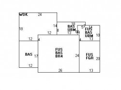 130 Fessenden St, Newton MA  02460-1132 floor plan