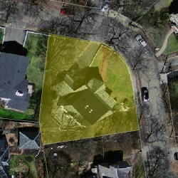 39 Greylock Rd, Newton MA 02465-2731 aerial view
