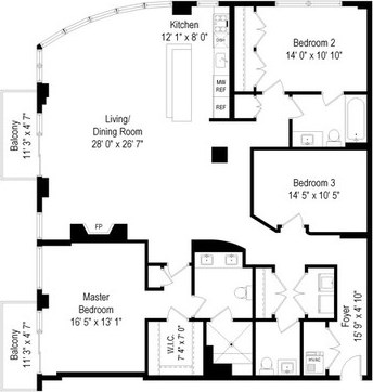 1201 Adams St, Chicago IL  60607-2801 exterior