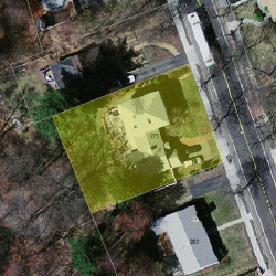 275 Winchester St, Newton MA  02461-2042 aerial view