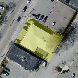 112 Needham St, Newton MA 02464-1500 aerial view