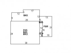 82 Oakdale Rd, Newton MA 02459-2627 floor plan