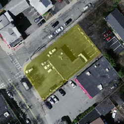1186 Walnut St, Newton MA  02461-1225 aerial view